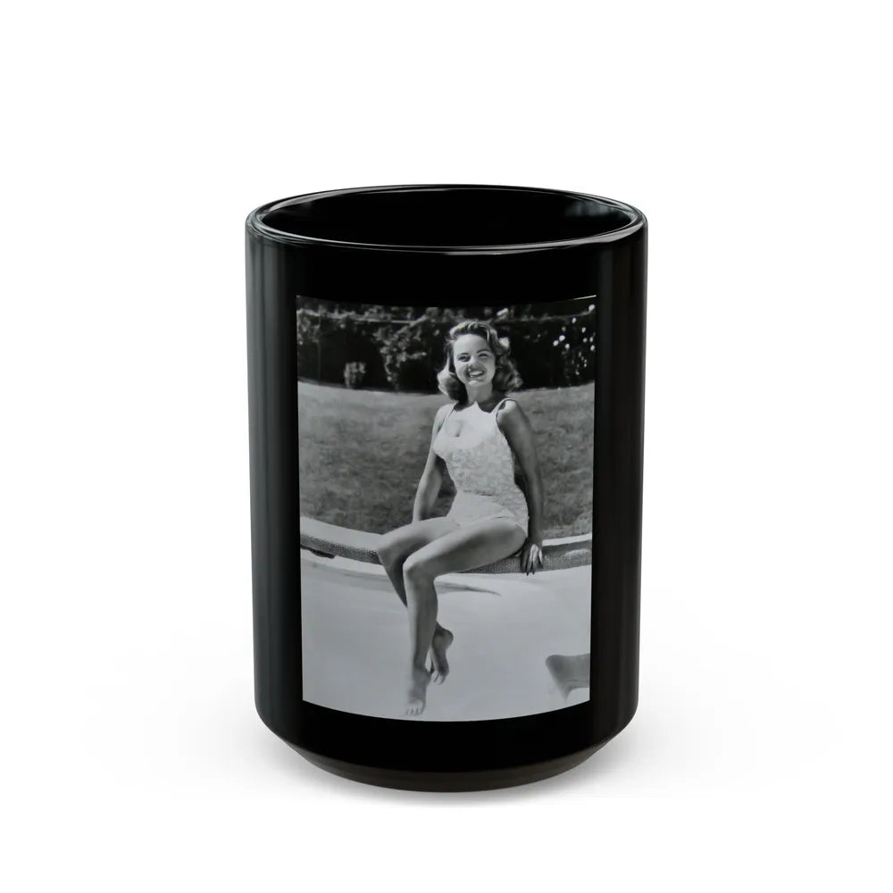 Terry Moore #216 (Vintage Female Icon) Black Coffee Mug-15oz-Go Mug Yourself