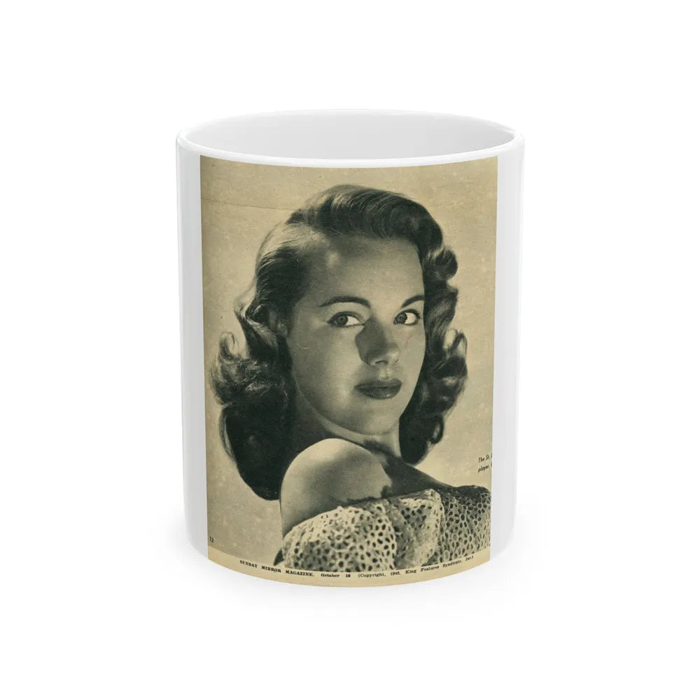 Terry Moore #22 (Vintage Female Icon) White Coffee Mug-11oz-Go Mug Yourself