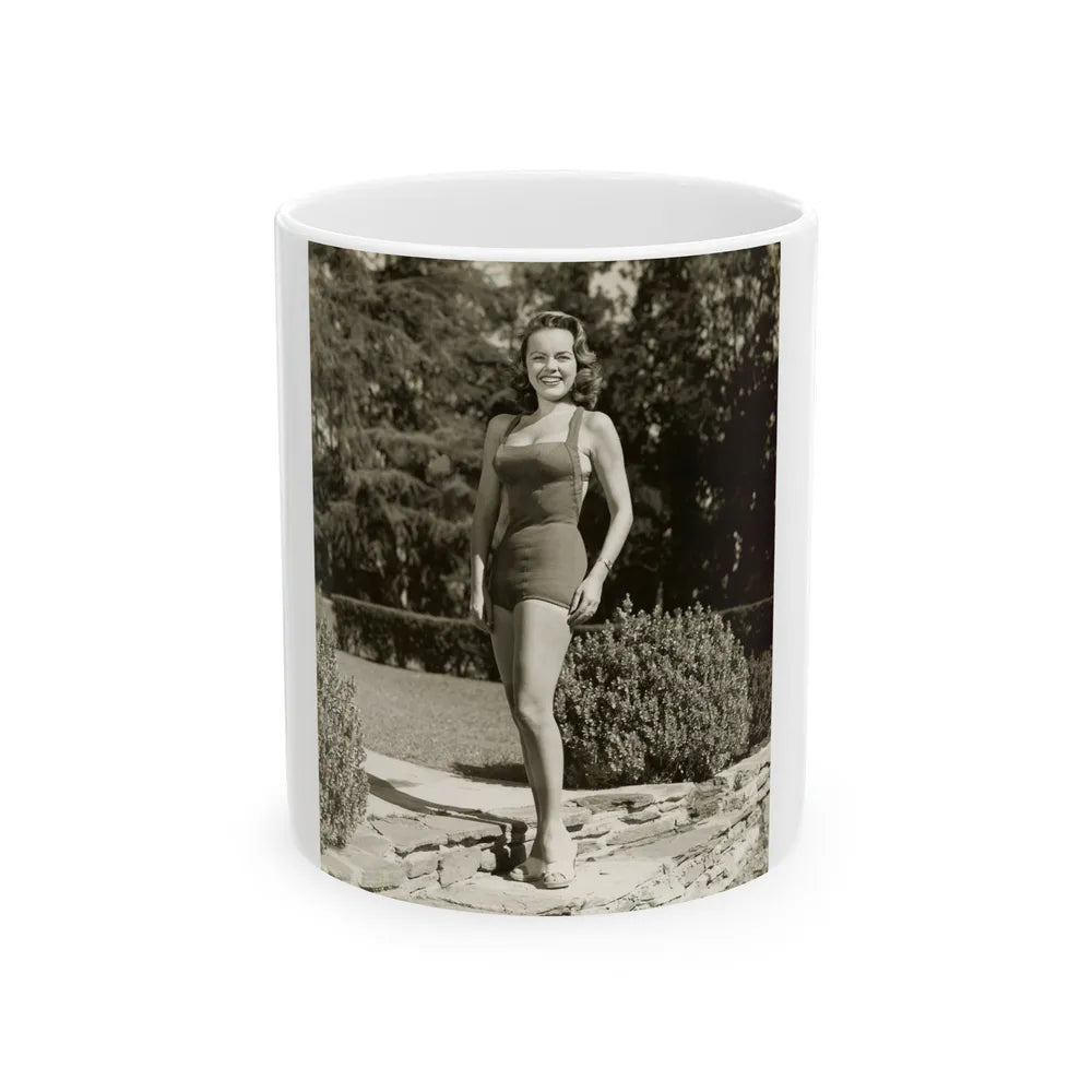 Terry Moore #233 (Vintage Female Icon) White Coffee Mug-11oz-Go Mug Yourself