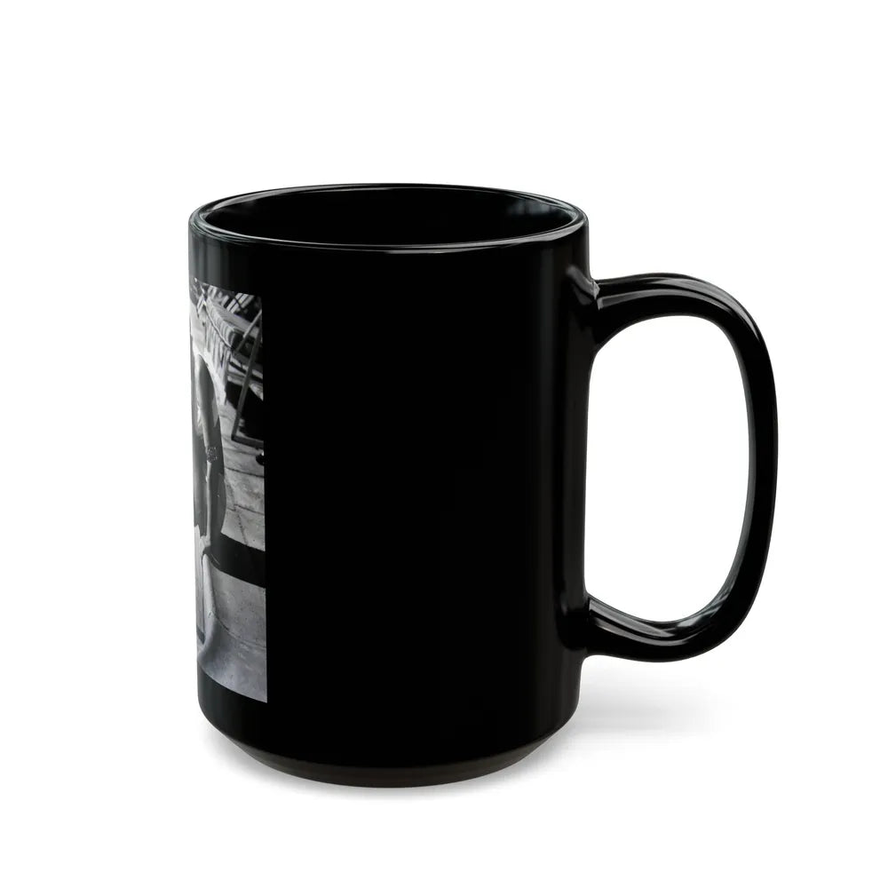Terry Moore #249 (Vintage Female Icon) Black Coffee Mug-Go Mug Yourself