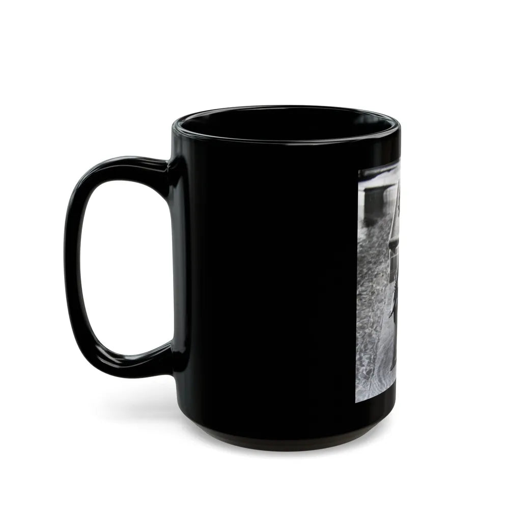 Terry Moore #249 (Vintage Female Icon) Black Coffee Mug-Go Mug Yourself