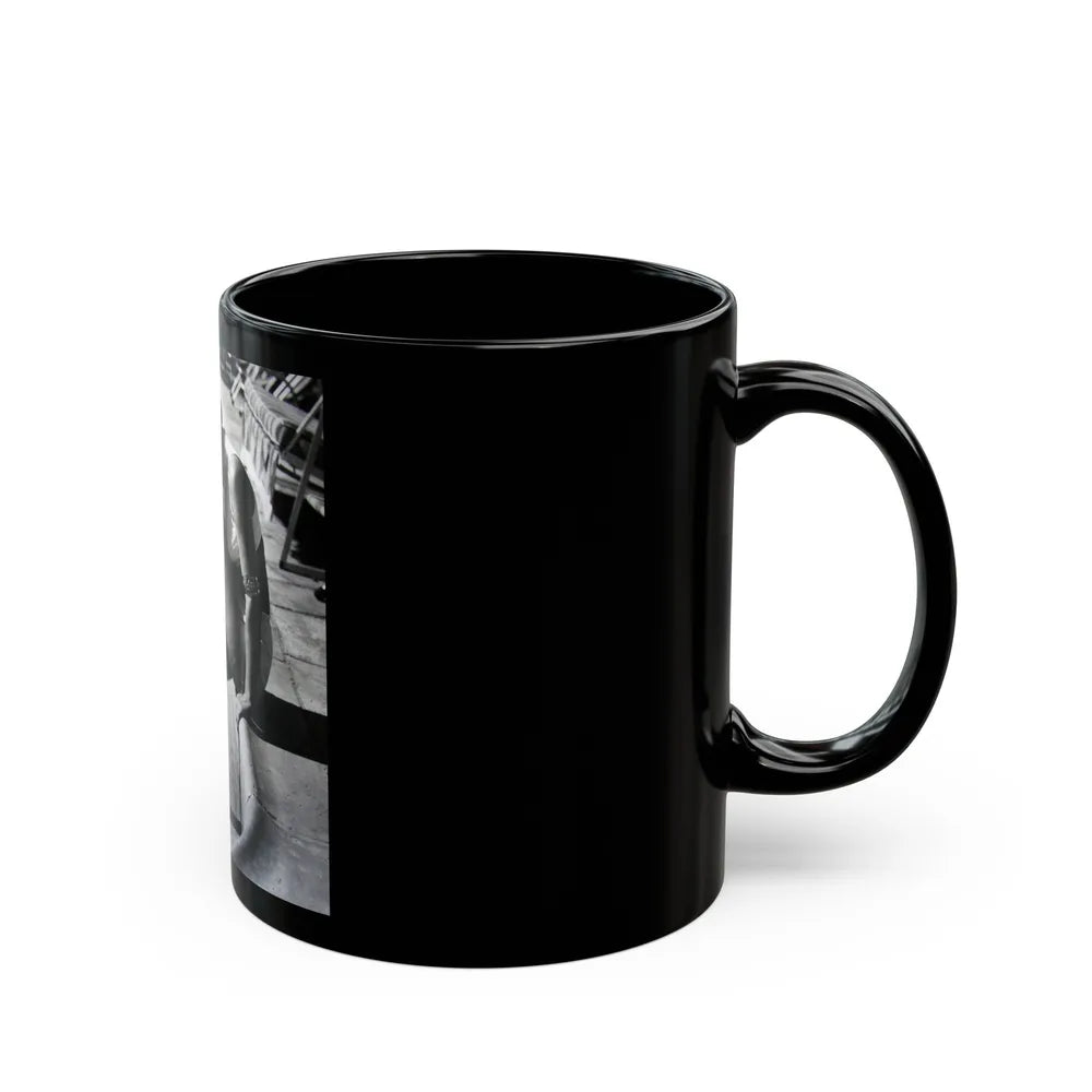 Terry Moore #249 (Vintage Female Icon) Black Coffee Mug-Go Mug Yourself