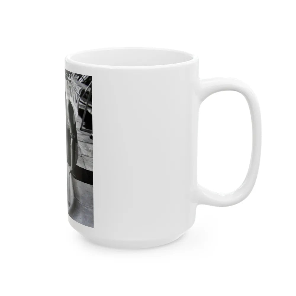 Terry Moore #249 (Vintage Female Icon) White Coffee Mug-Go Mug Yourself