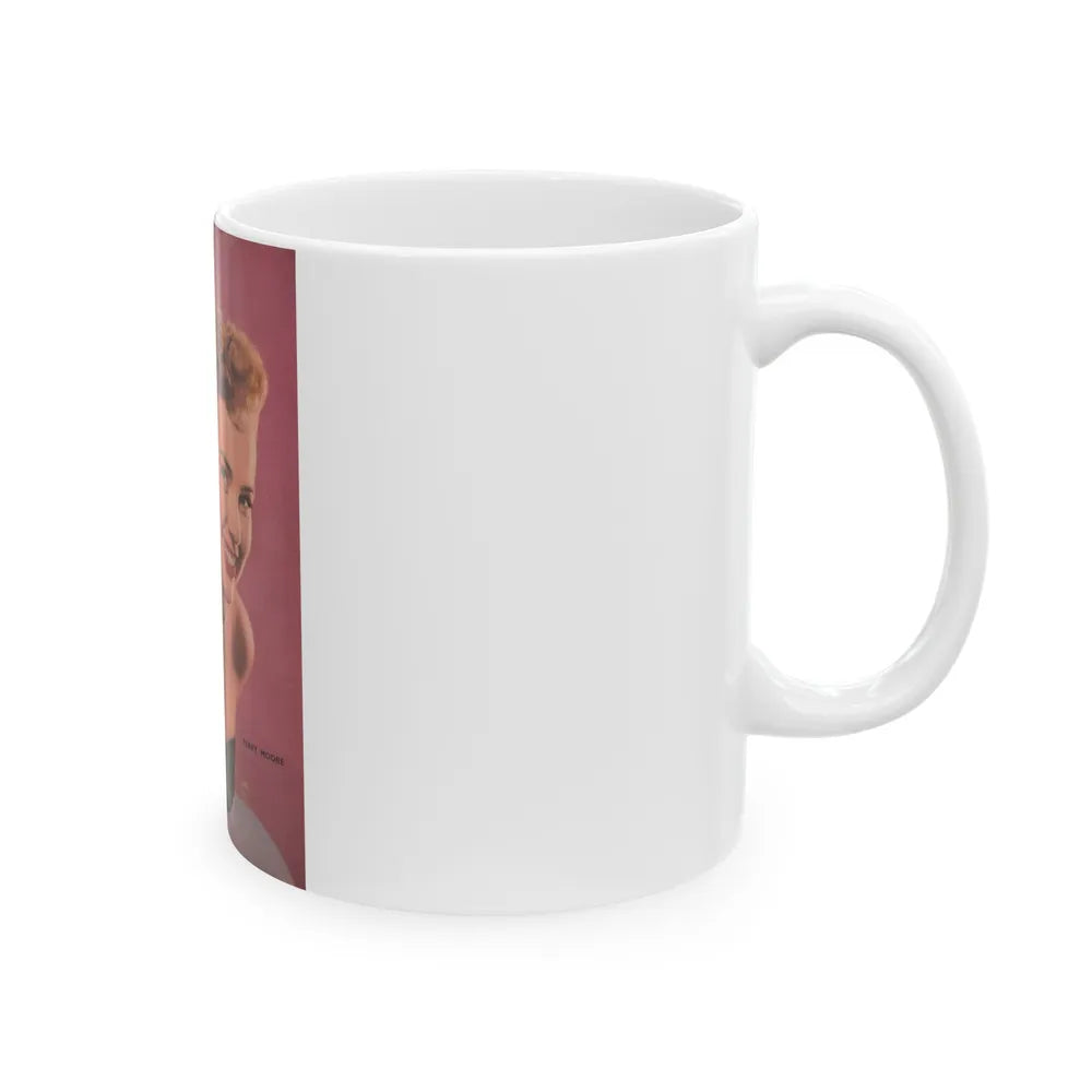 Terry Moore #250 (Vintage Female Icon) White Coffee Mug-Go Mug Yourself