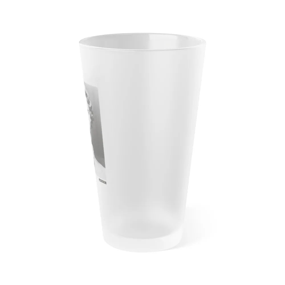 Terry Moore #255 Vintage &W 8x10 1953 Head & Shoulder Upper Body Glamour Photo (Vintage Female Icon) Frosted Pint Glass 16oz-Go Mug Yourself