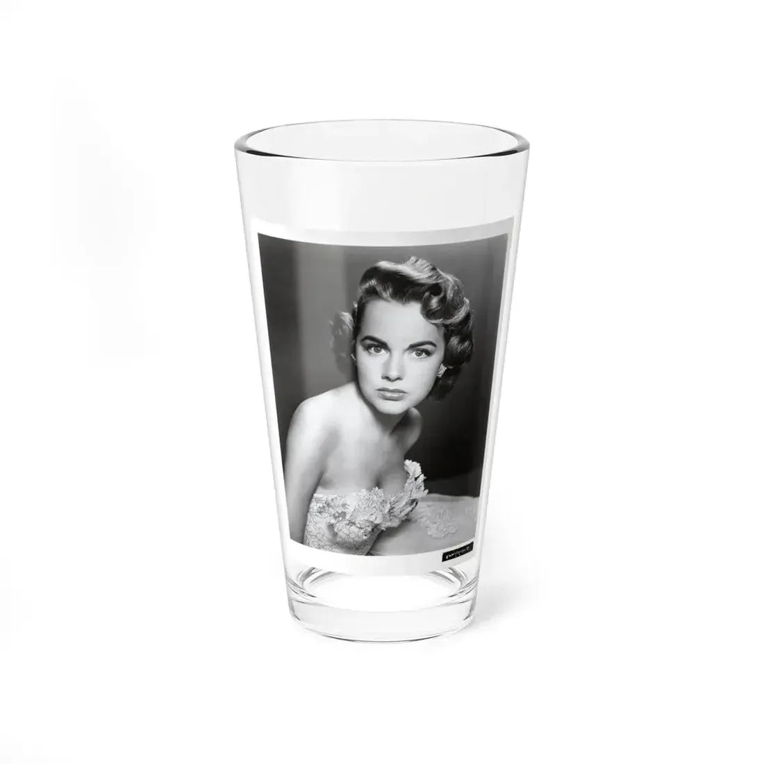Terry Moore #255 Vintage &W 8x10 1953 Head & Shoulder Upper Body Glamour Photo (Vintage Female Icon) Pint Glass 16oz 16oz - Go Mug Yourself