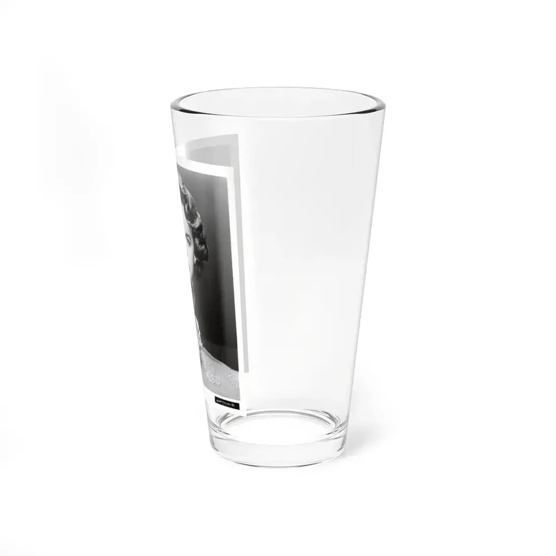 Terry Moore #255 Vintage &W 8x10 1953 Head & Shoulder Upper Body Glamour Photo (Vintage Female Icon) Pint Glass 16oz - Go Mug Yourself
