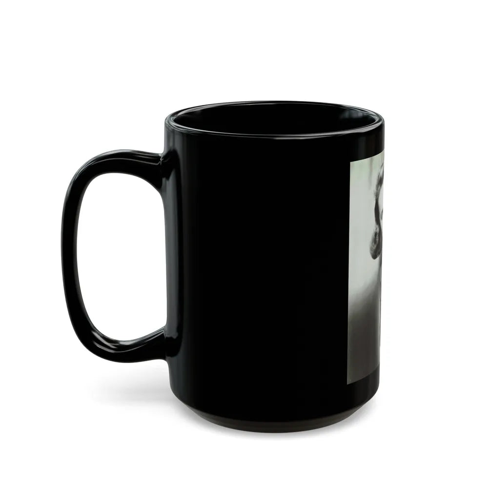 Terry Moore #2661 (Vintage Female Icon) Black Coffee Mug-Go Mug Yourself