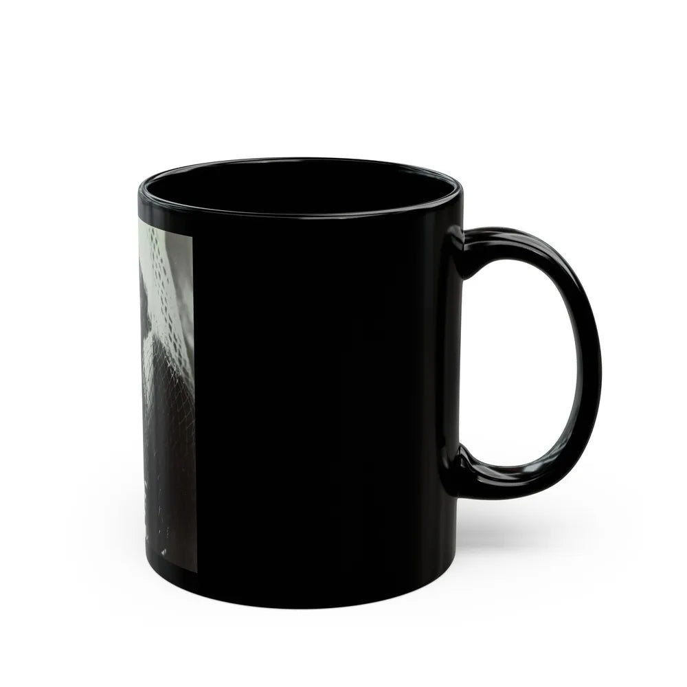 Terry Moore #2661 (Vintage Female Icon) Black Coffee Mug-Go Mug Yourself