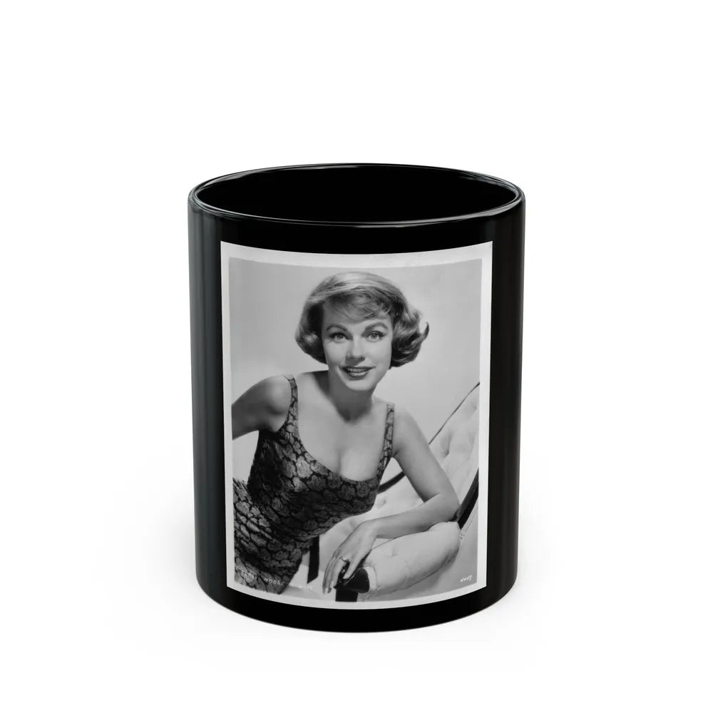 Terry Moore #27 (Vintage Female Icon) Black Coffee Mug-11oz-Go Mug Yourself