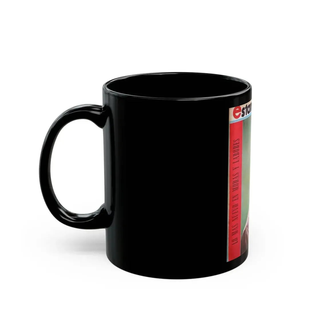 Terry Moore #289 - Turkish Mag. Cover (Vintage Female Icon) Black Coffee Mug - Go Mug Yourself