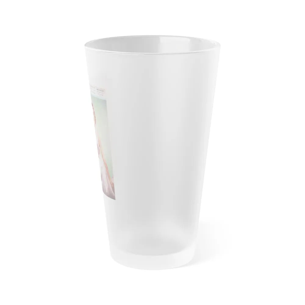 Terry Moore #289 - Turkish Mag. Cover (Vintage Female Icon) Frosted Pint Glass 16oz-Go Mug Yourself