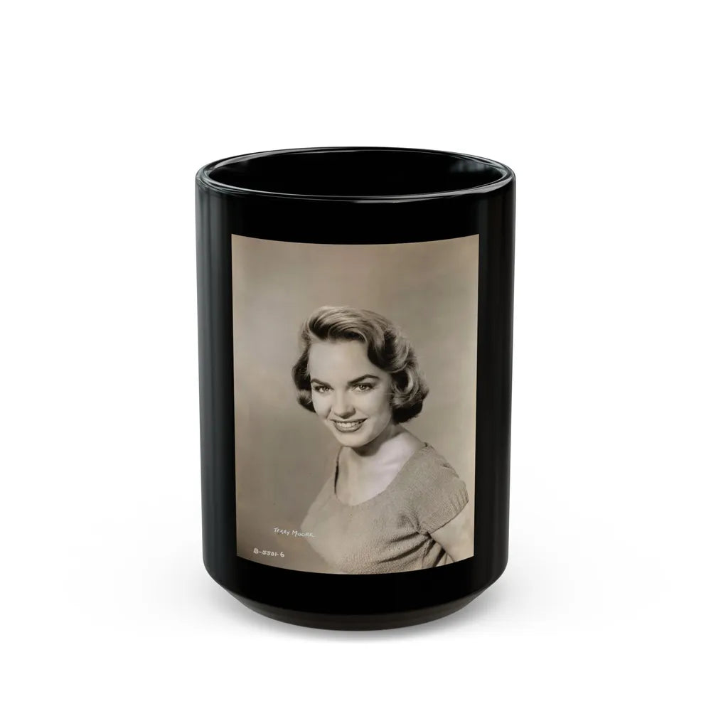 Terry Moore #2951 (Vintage Female Icon) Black Coffee Mug-15oz-Go Mug Yourself