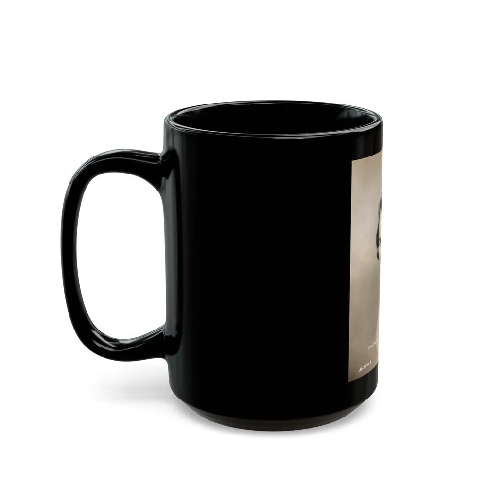 Terry Moore #2951 (Vintage Female Icon) Black Coffee Mug-Go Mug Yourself