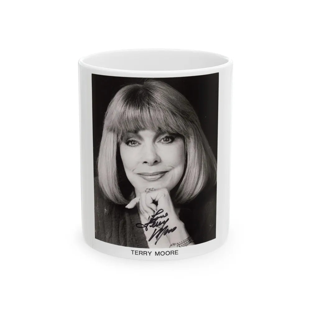 Terry Moore #30 (Vintage Female Icon) White Coffee Mug-11oz-Go Mug Yourself