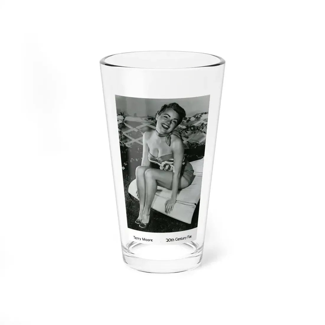 Terry Moore #300 (Vintage Female Icon) Pint Glass 16oz 16oz - Go Mug Yourself