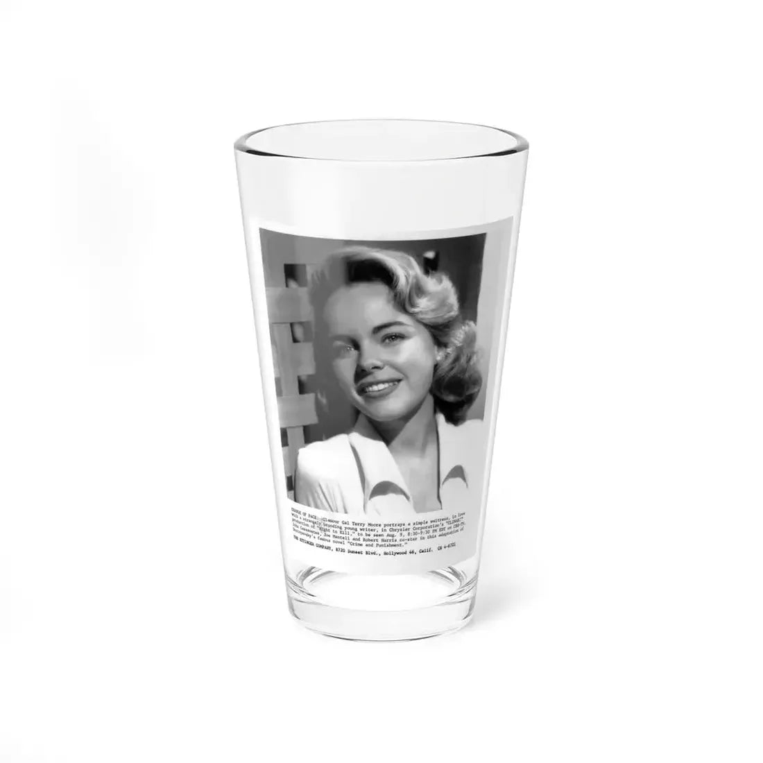 Terry Moore #305 (Vintage Female Icon) Pint Glass 16oz 16oz - Go Mug Yourself