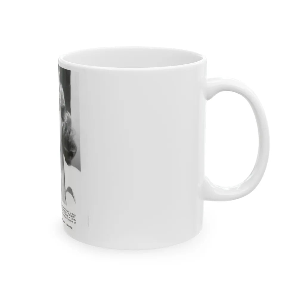 Terry Moore #305 (Vintage Female Icon) White Coffee Mug-Go Mug Yourself