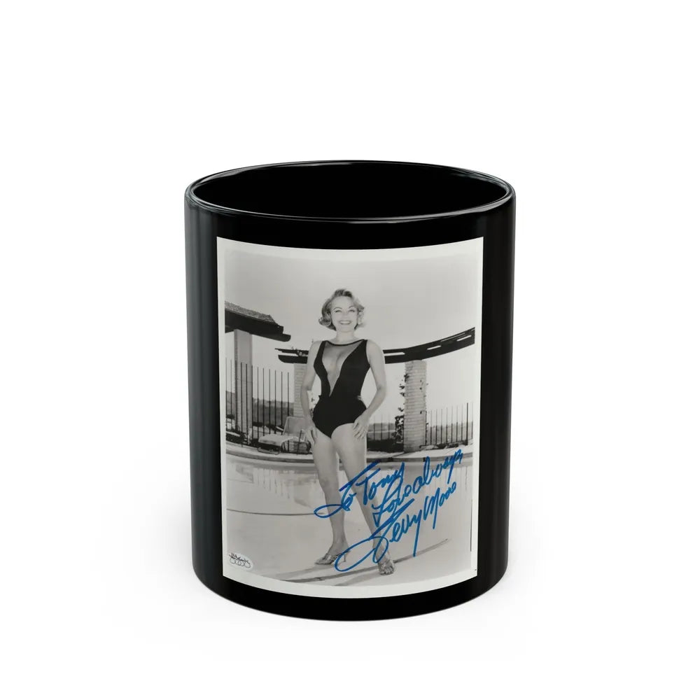 Terry Moore #3071 (Vintage Female Icon) Black Coffee Mug-11oz-Go Mug Yourself