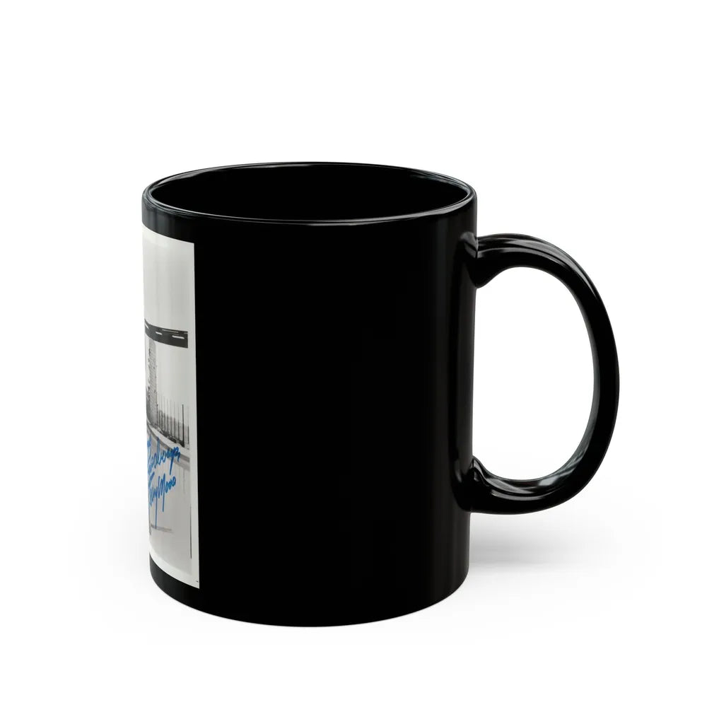 Terry Moore #3071 (Vintage Female Icon) Black Coffee Mug-Go Mug Yourself