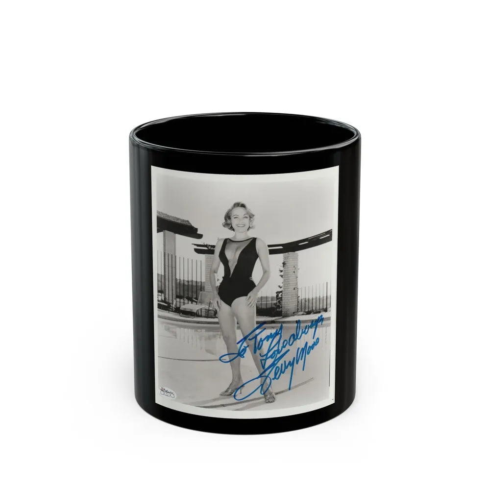 Terry Moore #3072 (Vintage Female Icon) Black Coffee Mug-11oz-Go Mug Yourself