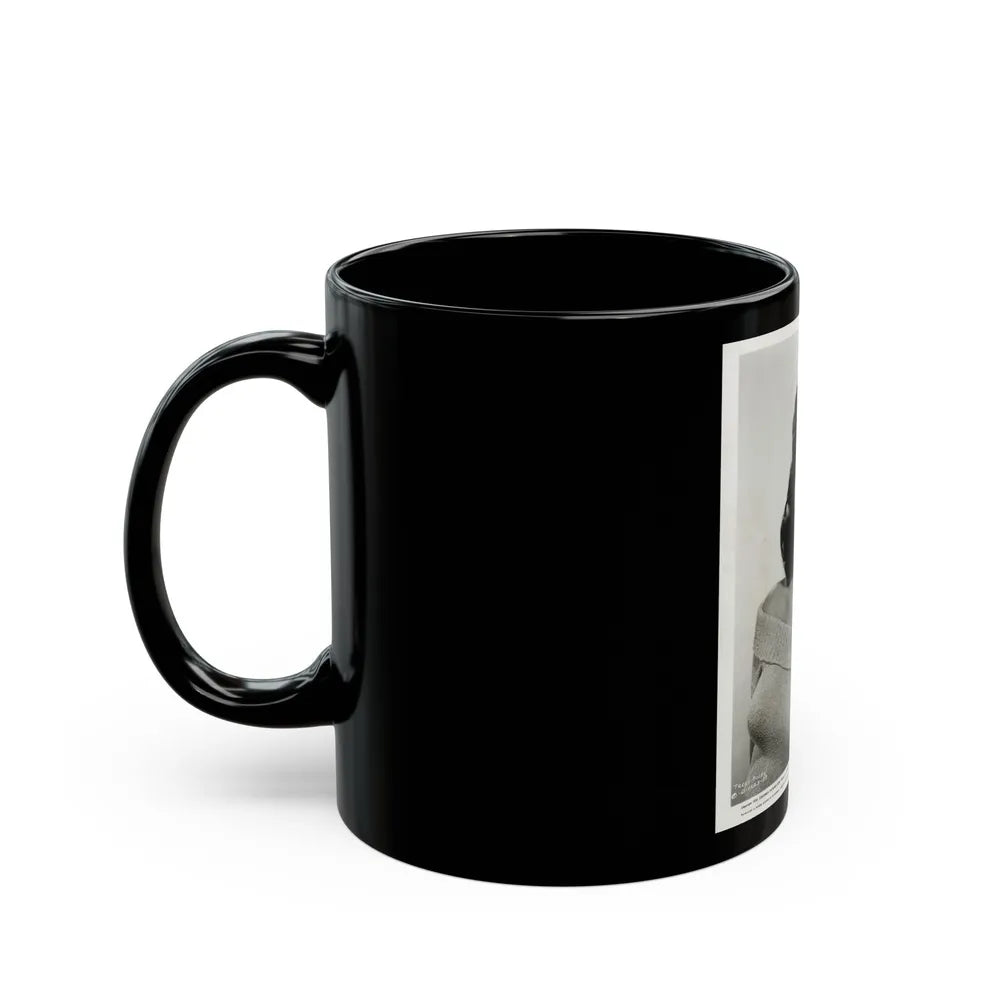 Terry Moore #310 (Vintage Female Icon) Black Coffee Mug-Go Mug Yourself