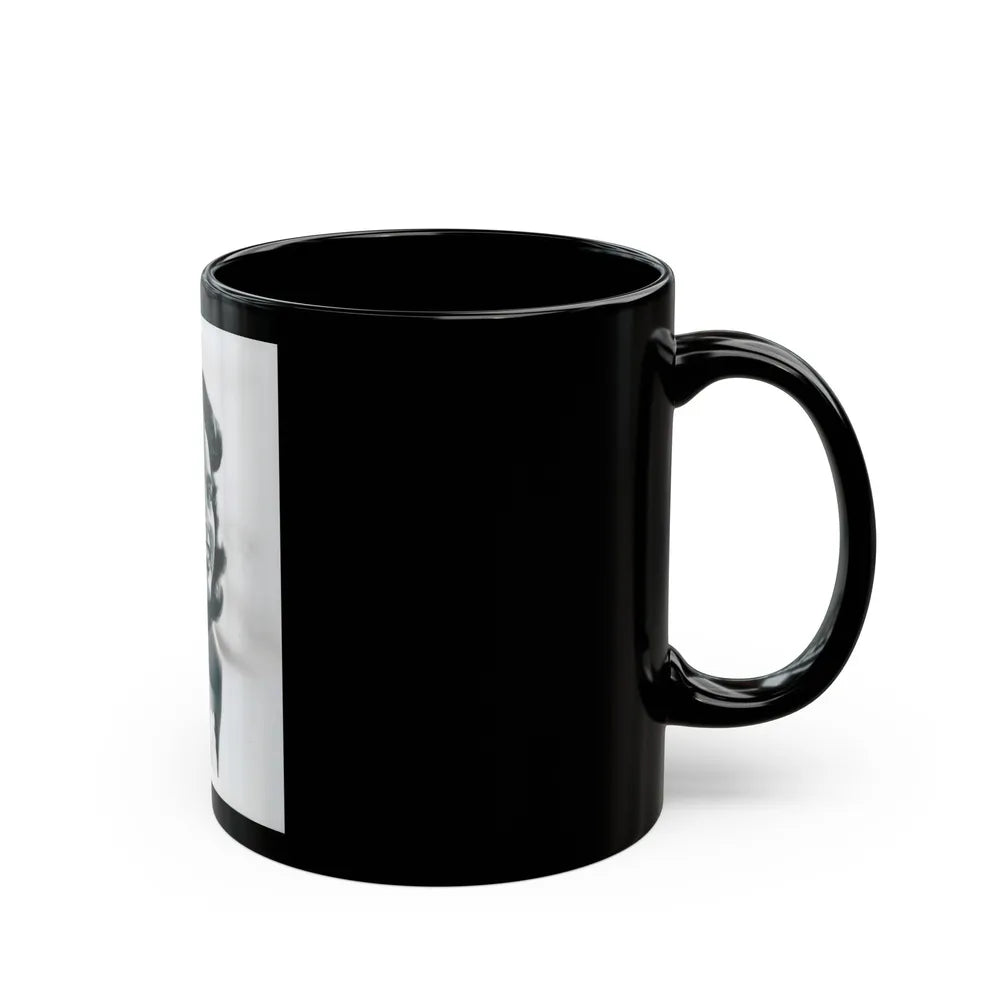 Terry Moore #3111 (Vintage Female Icon) Black Coffee Mug-Go Mug Yourself
