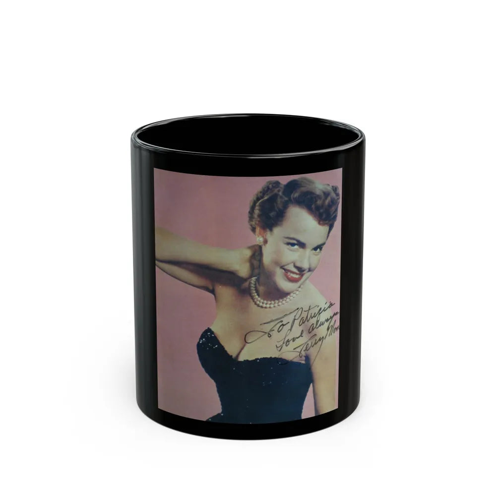 Terry Moore #323 (Vintage Female Icon) Black Coffee Mug-11oz-Go Mug Yourself