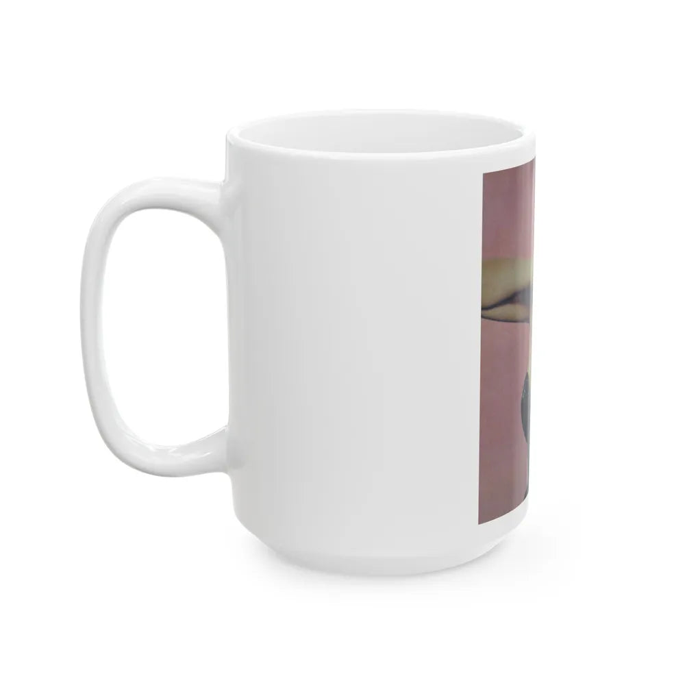 Terry Moore #3231 (Vintage Female Icon) White Coffee Mug-Go Mug Yourself