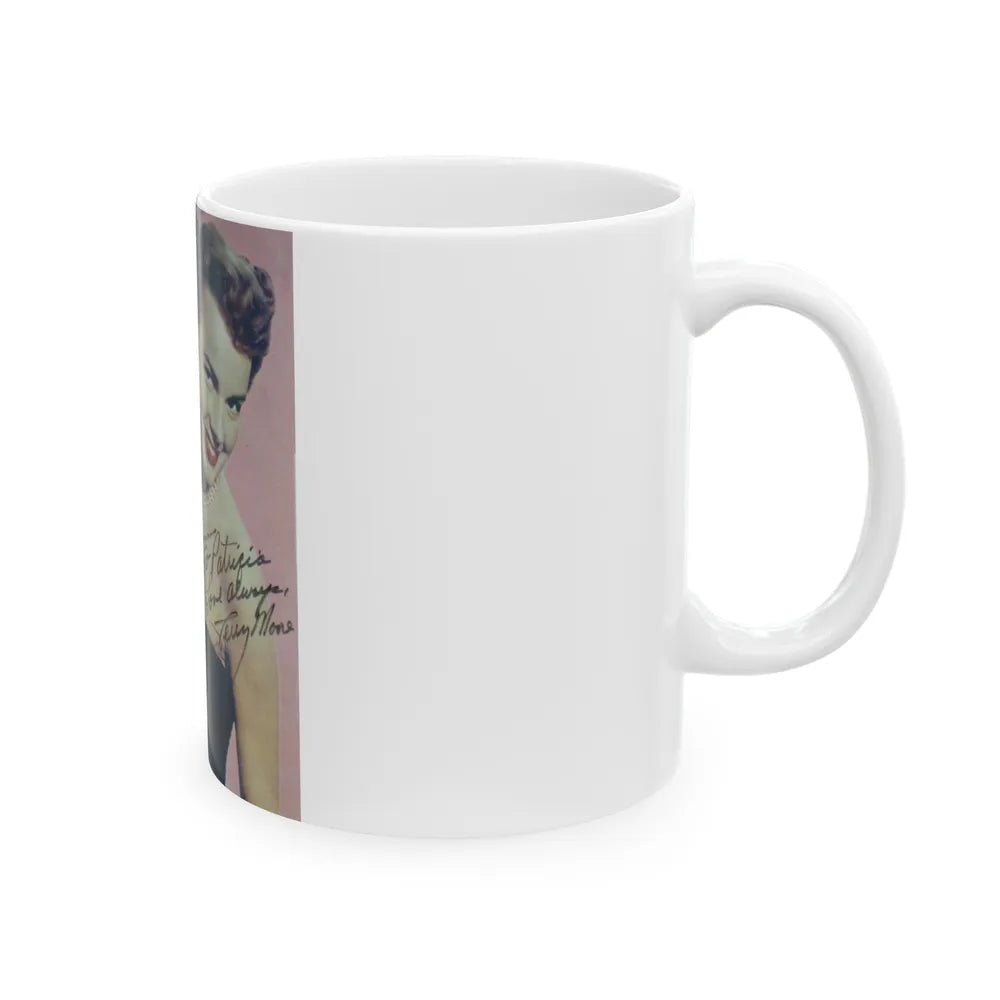 Terry Moore #3231 (Vintage Female Icon) White Coffee Mug-Go Mug Yourself