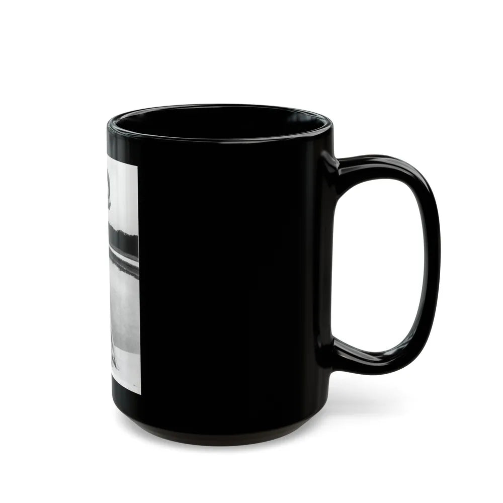 Terry Moore #326 (Vintage Female Icon) Black Coffee Mug-Go Mug Yourself