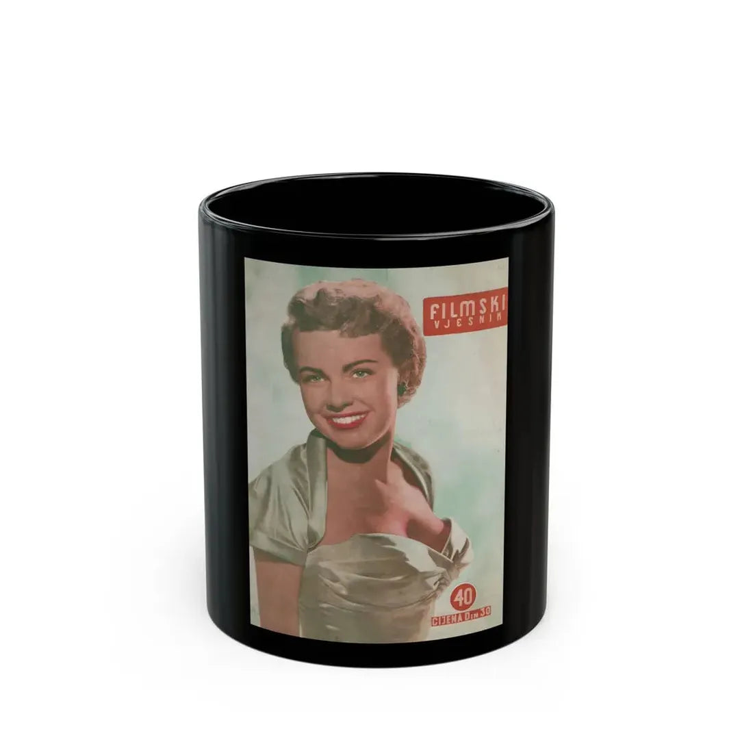 Terry Moore #337 - Mag. Cover (Vintage Female Icon) Black Coffee Mug 11oz - Go Mug Yourself