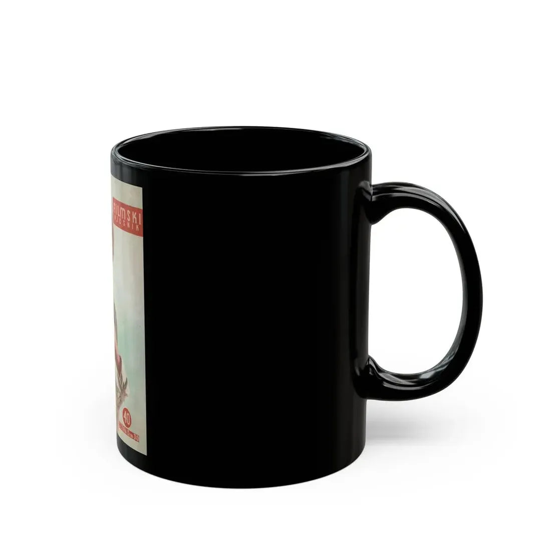 Terry Moore #337 - Mag. Cover (Vintage Female Icon) Black Coffee Mug - Go Mug Yourself