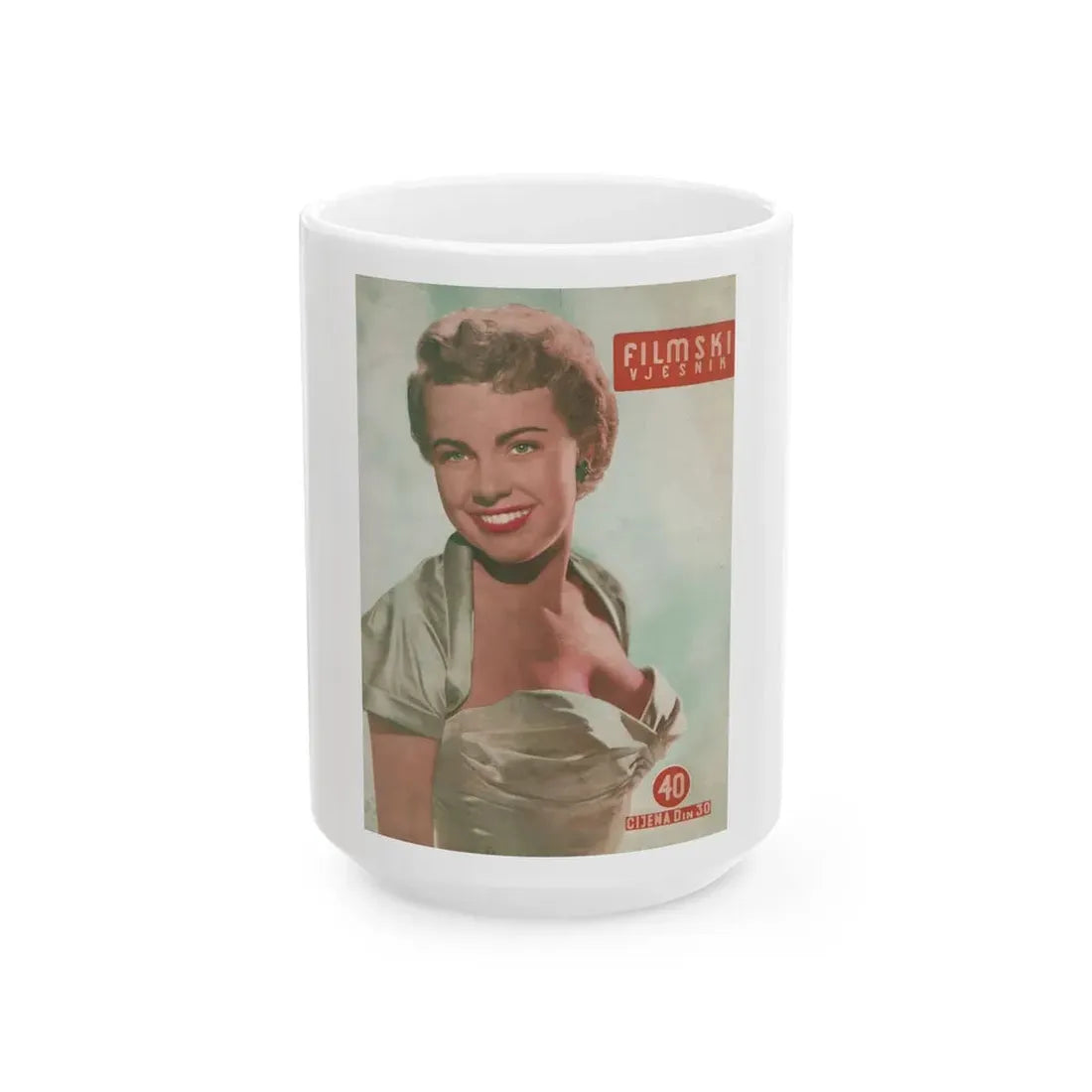 Terry Moore #337 - Mag. Cover (Vintage Female Icon) White Coffee Mug 15oz - Go Mug Yourself