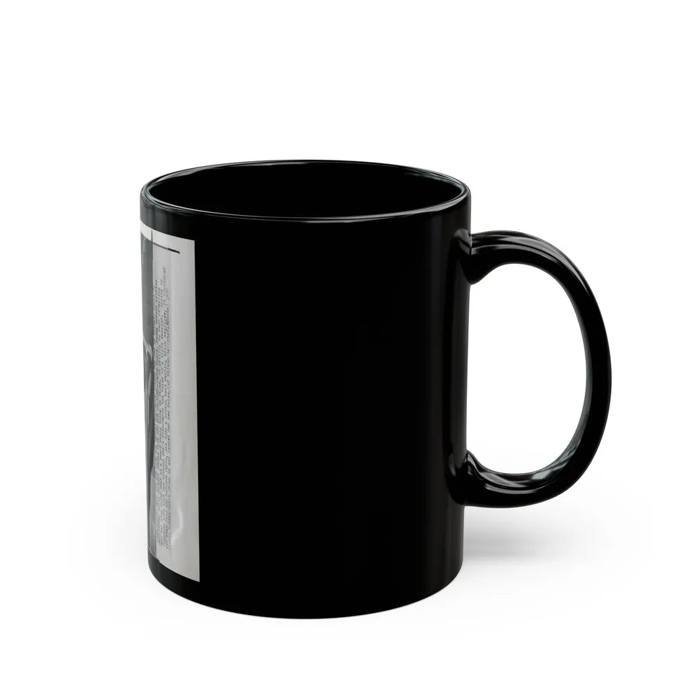 Terry Moore #338 (Vintage Female Icon) Black Coffee Mug-Go Mug Yourself