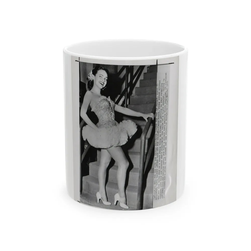 Terry Moore #338 (Vintage Female Icon) White Coffee Mug-11oz-Go Mug Yourself