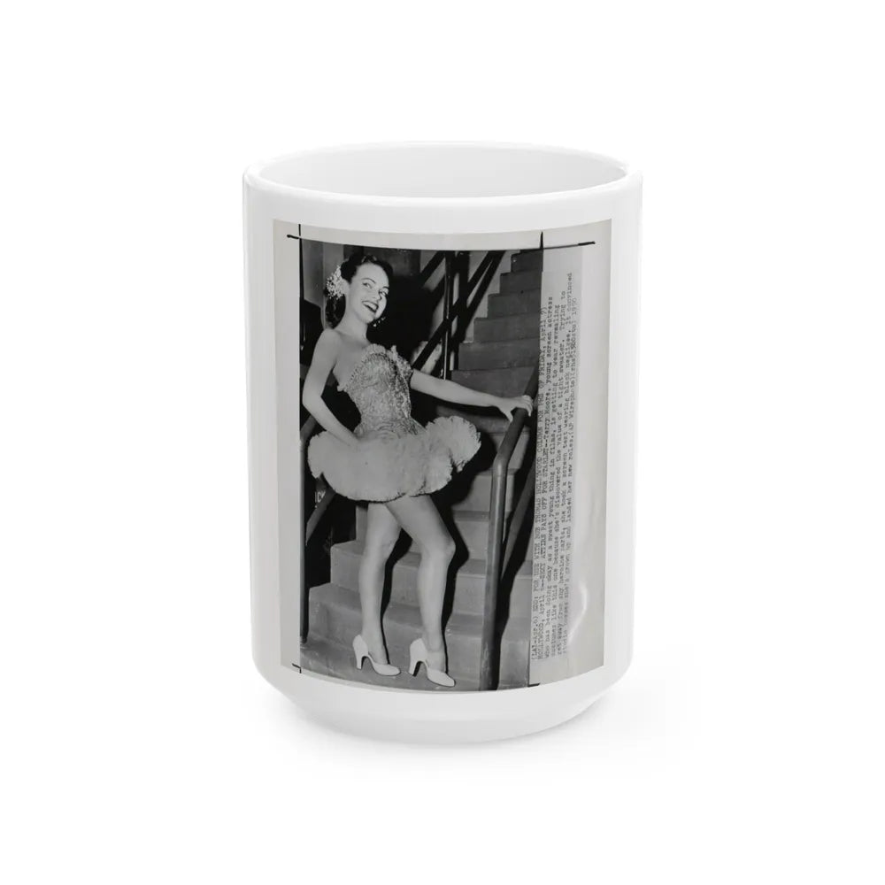 Terry Moore #338 (Vintage Female Icon) White Coffee Mug-15oz-Go Mug Yourself