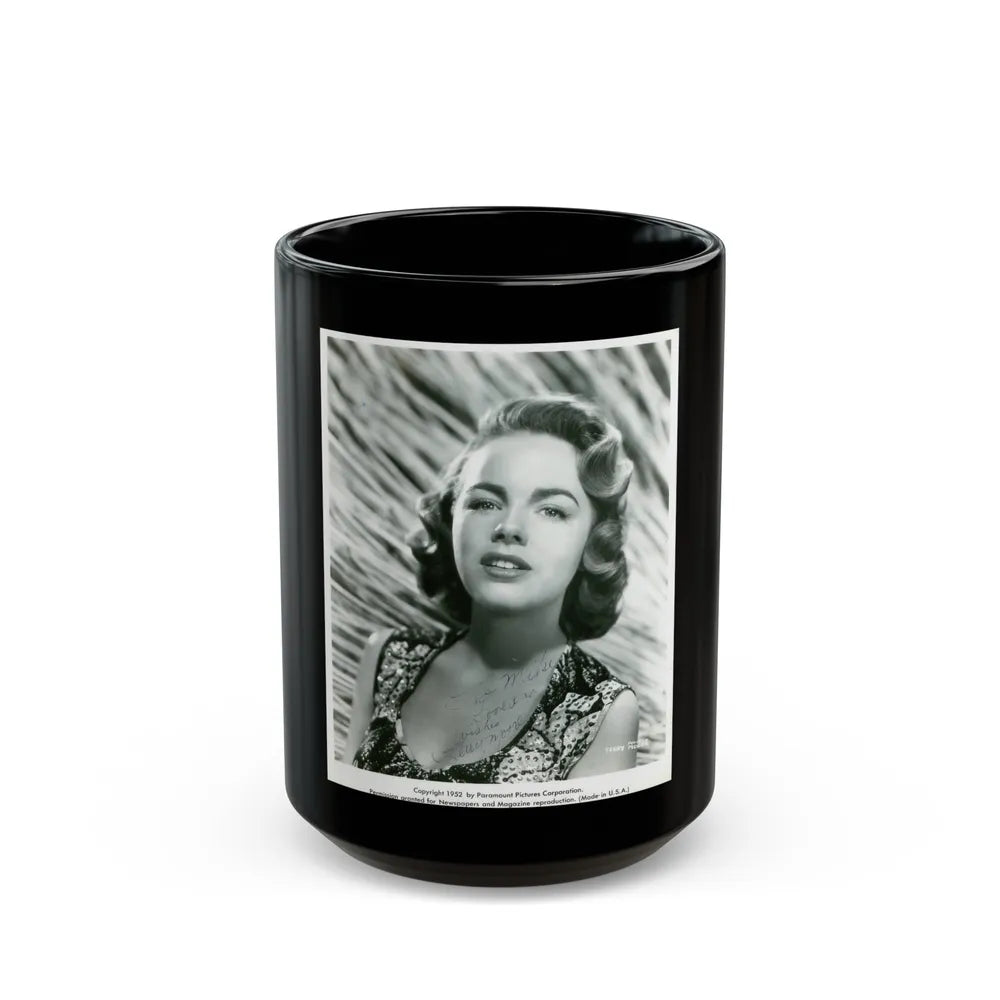 Terry Moore #339 (Vintage Female Icon) Black Coffee Mug-15oz-Go Mug Yourself