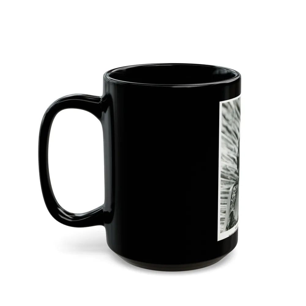 Terry Moore #339 (Vintage Female Icon) Black Coffee Mug-Go Mug Yourself