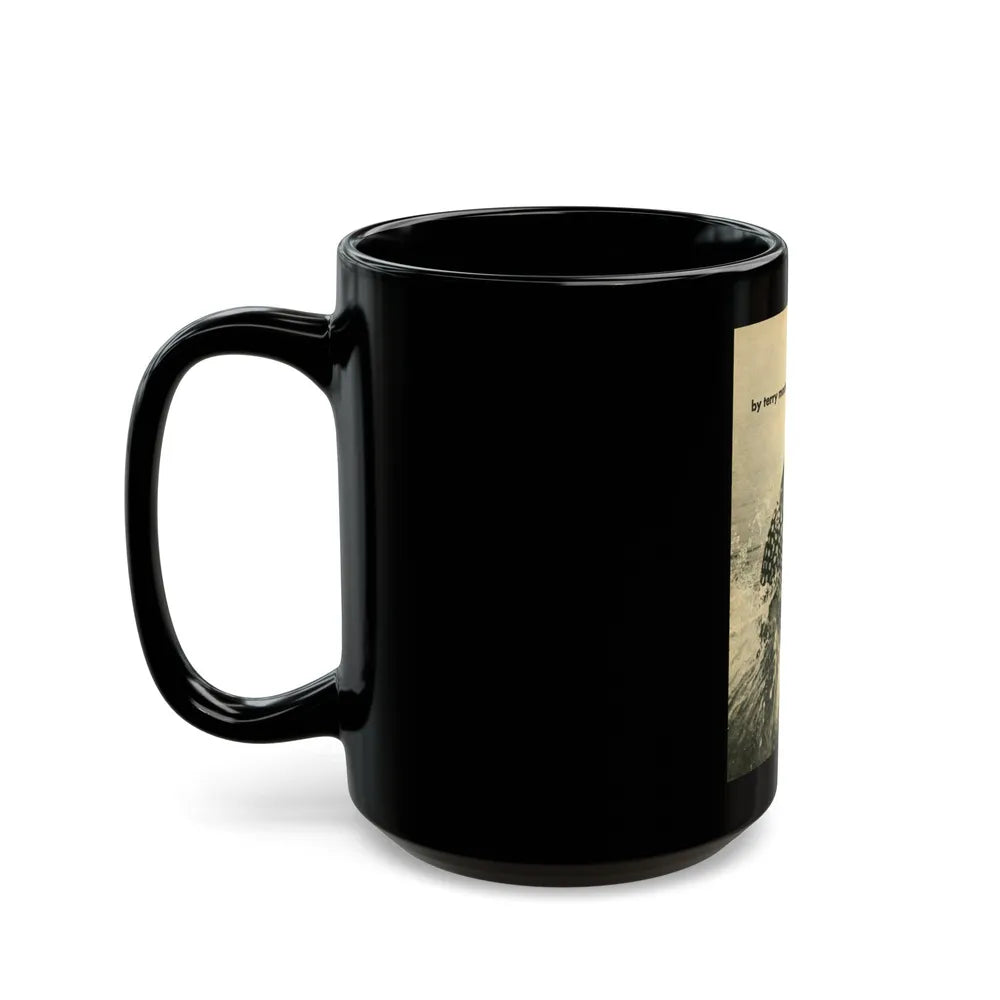 Terry Moore #348 (Vintage Female Icon) Black Coffee Mug-Go Mug Yourself