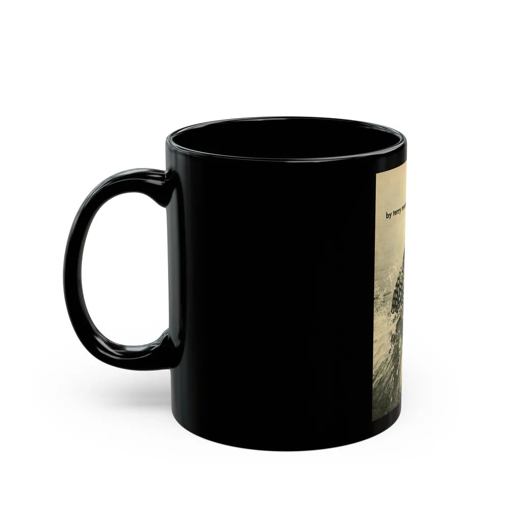 Terry Moore #348 (Vintage Female Icon) Black Coffee Mug-Go Mug Yourself