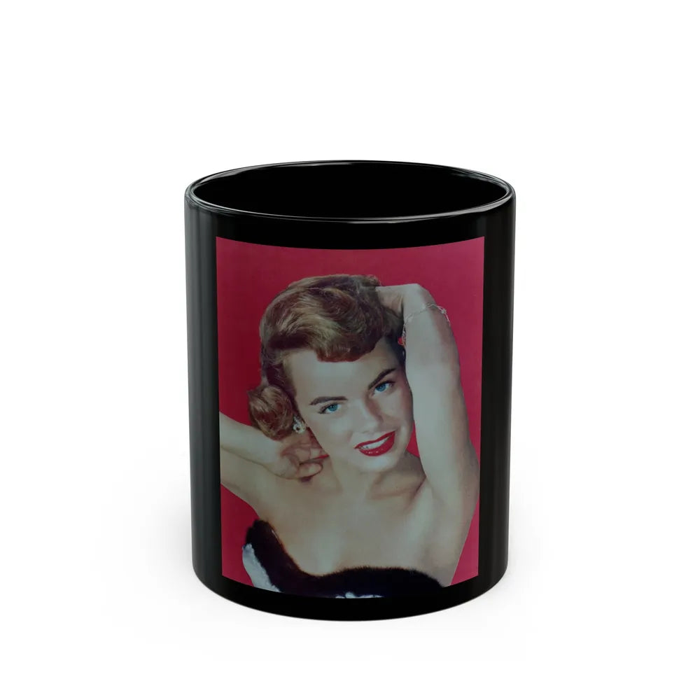 Terry Moore #349 (Vintage Female Icon) Black Coffee Mug-11oz-Go Mug Yourself
