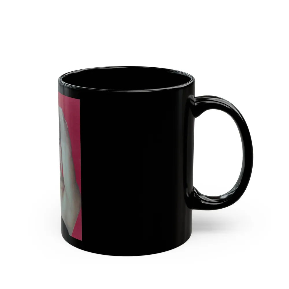 Terry Moore #349 (Vintage Female Icon) Black Coffee Mug-Go Mug Yourself