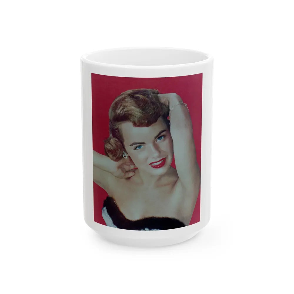 Terry Moore #349 (Vintage Female Icon) White Coffee Mug-15oz-Go Mug Yourself