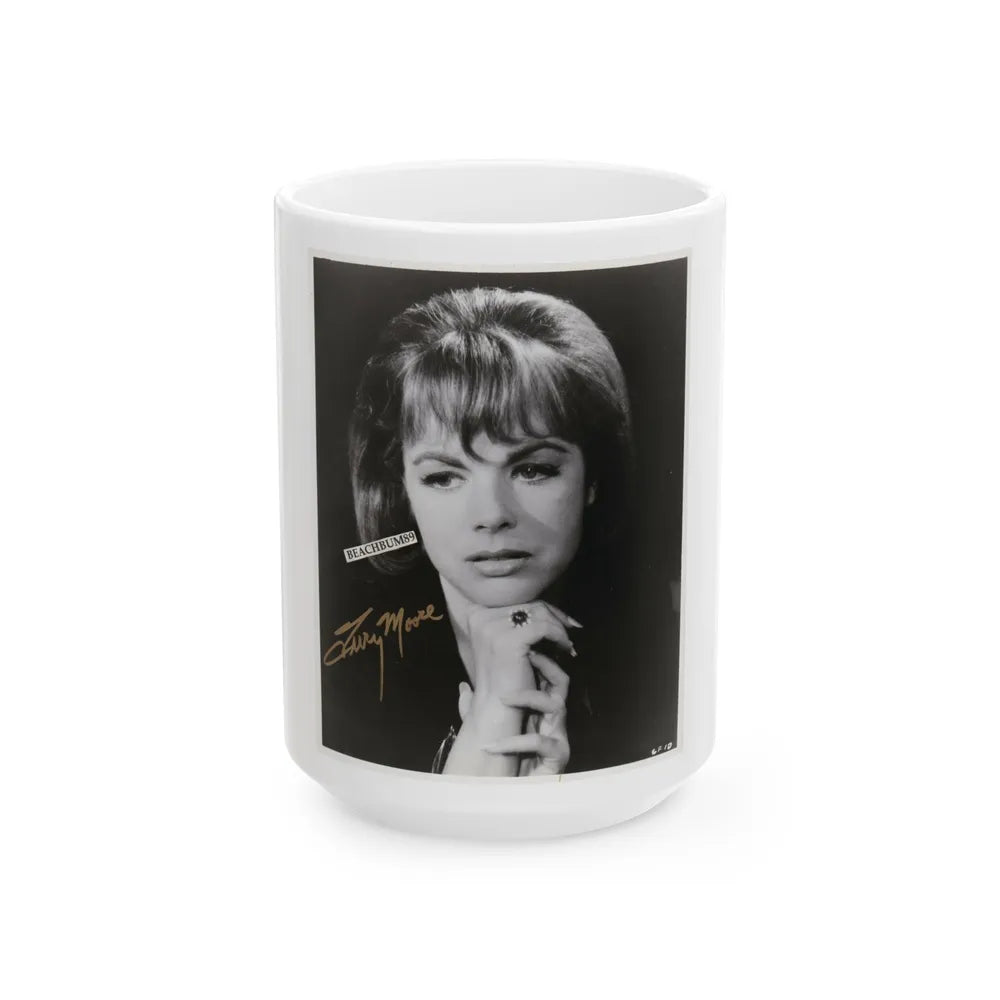 Terry Moore #355 (Vintage Female Icon) White Coffee Mug-15oz-Go Mug Yourself