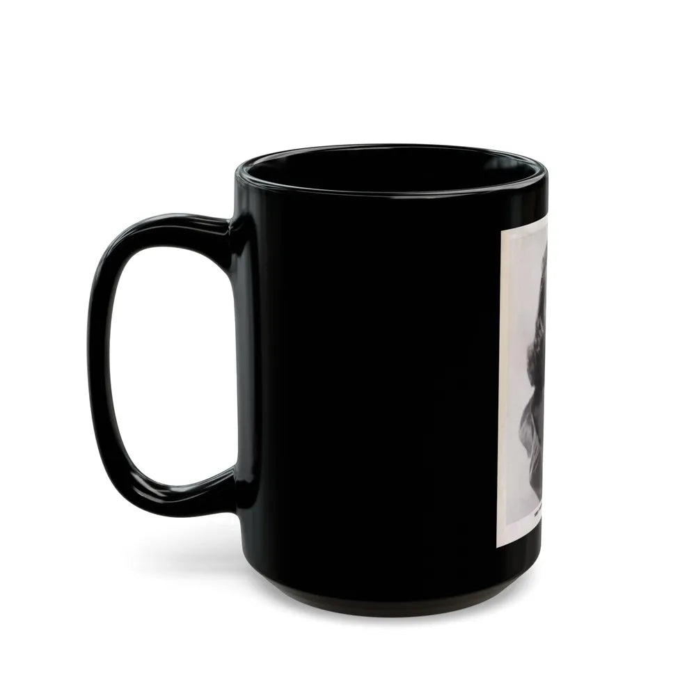 Terry Moore #356 (Vintage Female Icon) Black Coffee Mug-Go Mug Yourself