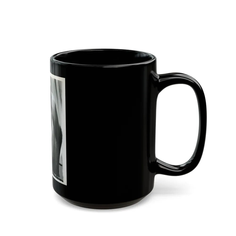 Terry Moore #357 (Vintage Female Icon) Black Coffee Mug-Go Mug Yourself