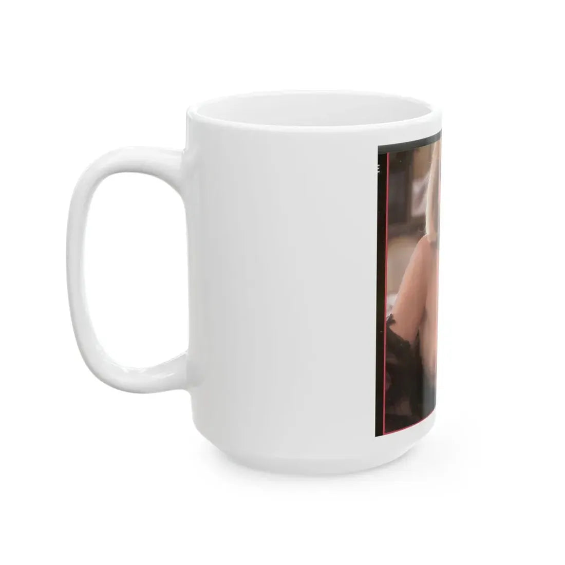 Terry Moore #400 - Unreleased Aug. '84 Playboy Photo from shoot topless in lingerie (Vintage Female Icon) White Coffee Mug - Go Mug Yourself