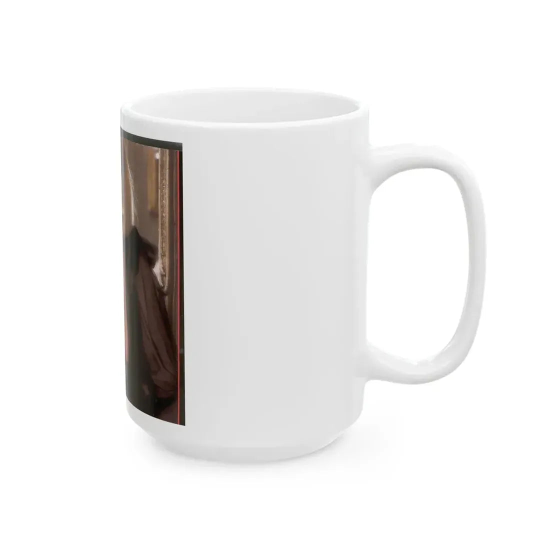 Terry Moore #400 - Unreleased Aug. '84 Playboy Photo from shoot topless in lingerie (Vintage Female Icon) White Coffee Mug - Go Mug Yourself