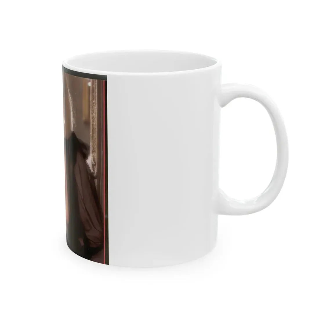 Terry Moore #400 - Unreleased Aug. '84 Playboy Photo from shoot topless in lingerie (Vintage Female Icon) White Coffee Mug - Go Mug Yourself